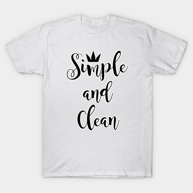 Simple and Clean T-Shirt by Slayerem